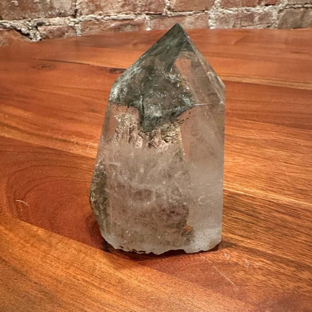 Chunky garden quartz tower
